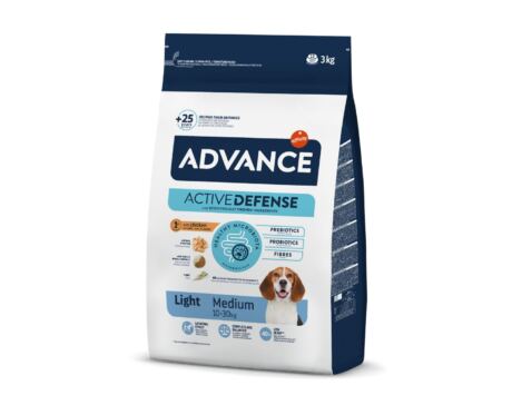 Advance Medium Light Frango e Arroz Adulto 3 kg