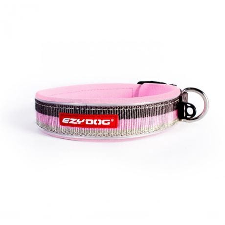 Coleira Ezydog Neo Classic Castanho/Rosa/Bege