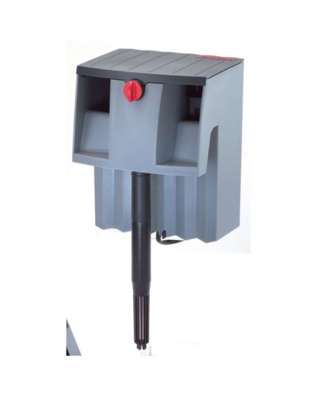 Eheim Liberty coloca- se na borda do aquário. Com o tubo de aspiração variável determina a profundidade da imersão e os movimentos de água dentro do aquário.