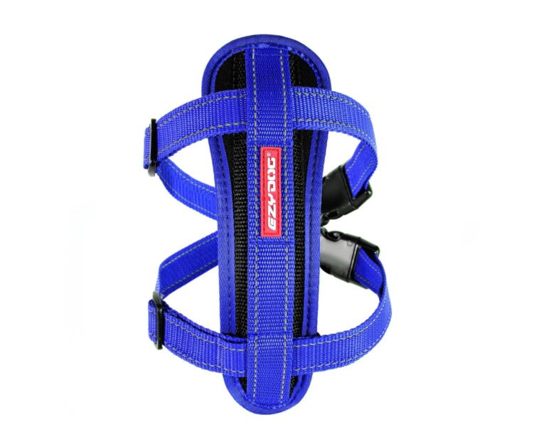 Peitoral EzyDog Chest Plate Harness Azul