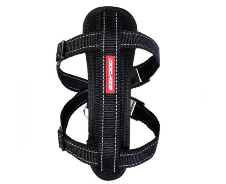 Peitoral EzyDog Chest Plate Harness Preto