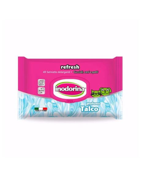 Toalhitas Inodorina Refresh Talco