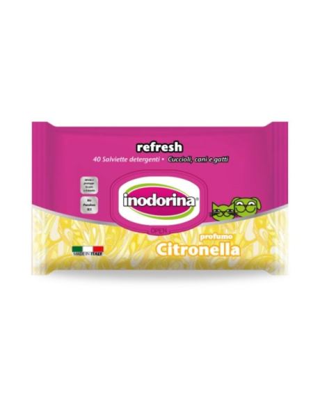toalhitas Inodorina Refresh citronella