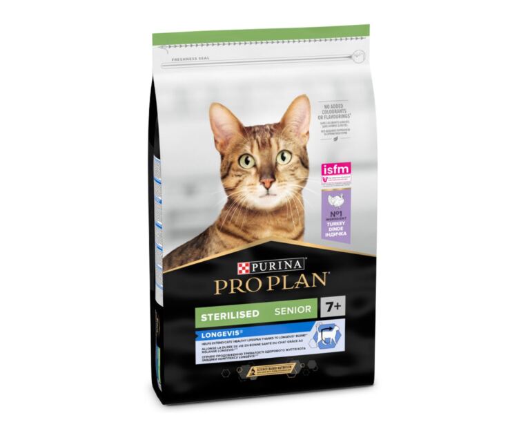 Pro Plan Gato Longevis 7+ Esterilizado Pavo 10 kg