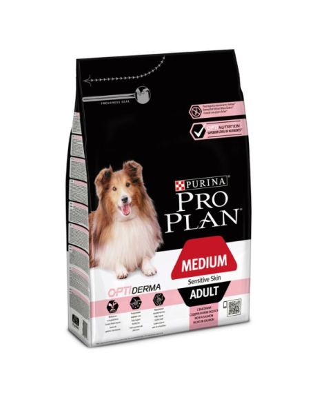 Pro Plan OptiDerma medium adulto sensitive Skin