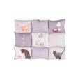 A Almofada Patchwork Trixie é um acessório ideal para o descanso do seu animal de estimação,