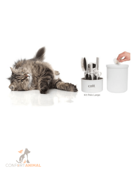 kits de higiene catit pelo longo