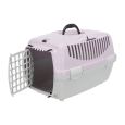 Transportadora Capri Lilás ClaroCinza Claro pCães Pequenos e Gatos2
