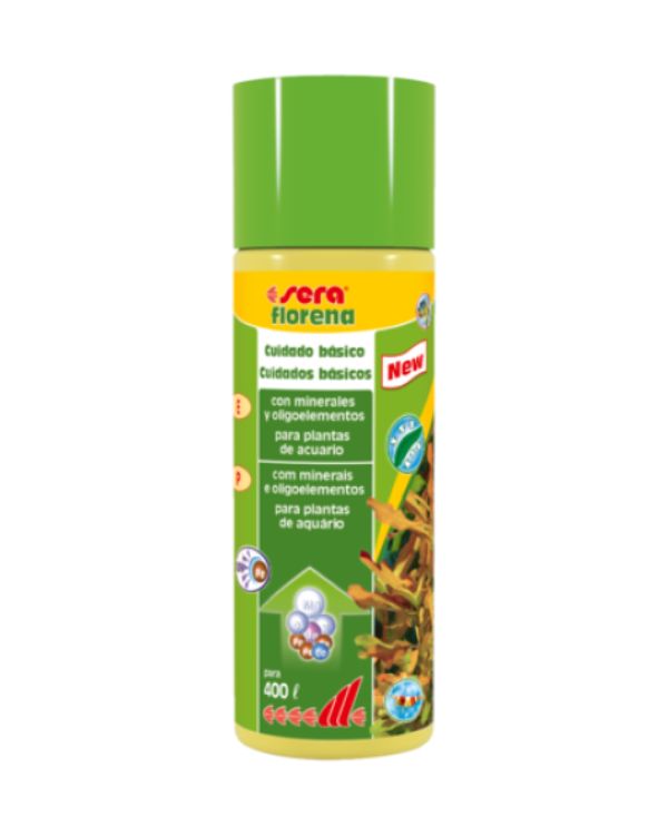 Sera Florena, o produto ideal para todas as plantas aquáticas que absorvem os seus nutrientes através das folhas. As plantas aquáticas desempenham uma função central no aquário, dado que retiram da água as substâncias nocivas e os nutrientes das algas.
