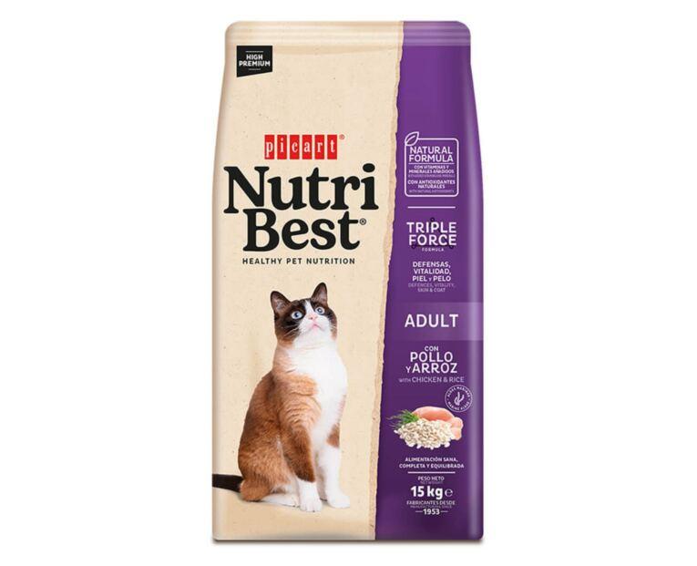Picart Nutribest Frango e Arroz – ração para gato adulto