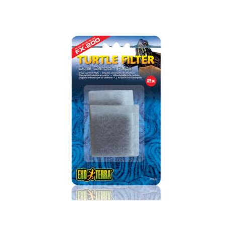 Diferentes Matérias Filtrantes Exo Terra Turtle Filter adaptada para o Filtro Externo Tartarugas Exo Terra Turtle Filter.