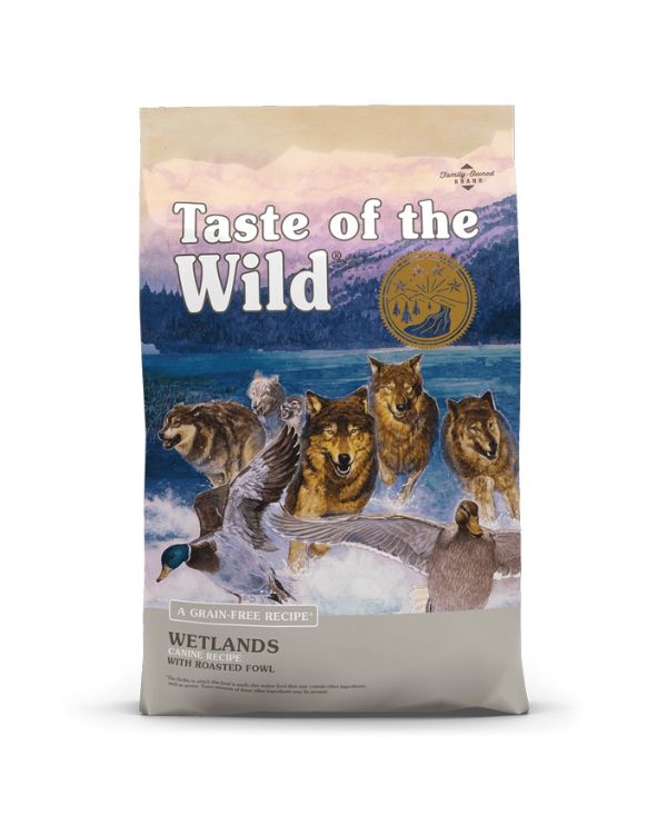 Taste of the Wild Wetlands Adulto Pato Assado