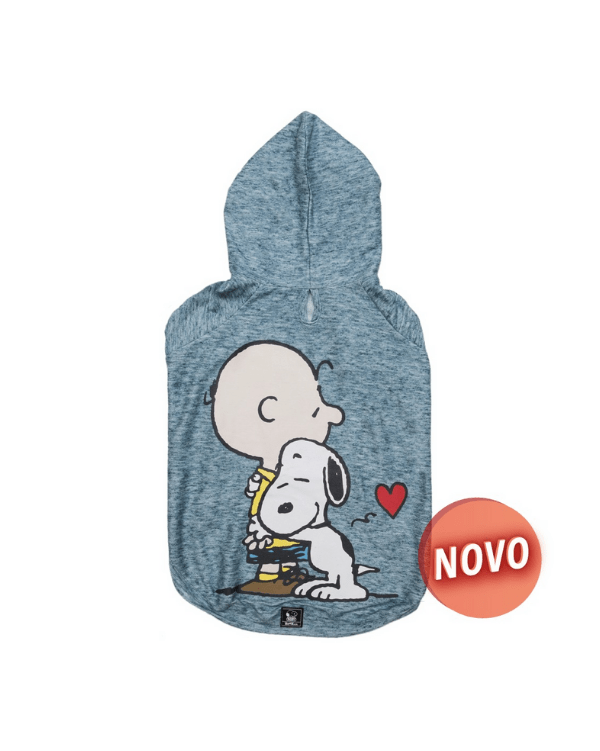 Camisola Snoopy (Turquesa/Hug) é uma camisola certamente feita numa malha macia para o seu amigo.