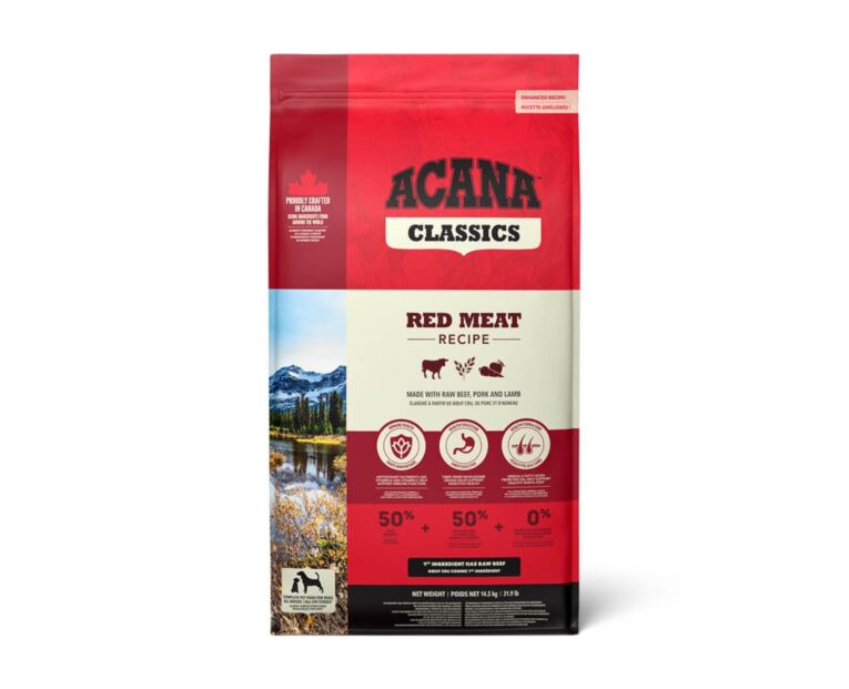 Acana Classic Red é indicado para todas as raças e fases da vida do seu cachorro. Então cães modernos não são apenas capazes de comer a comida de seus ancestrais, mas precisam deles para se manterem saudáveis.