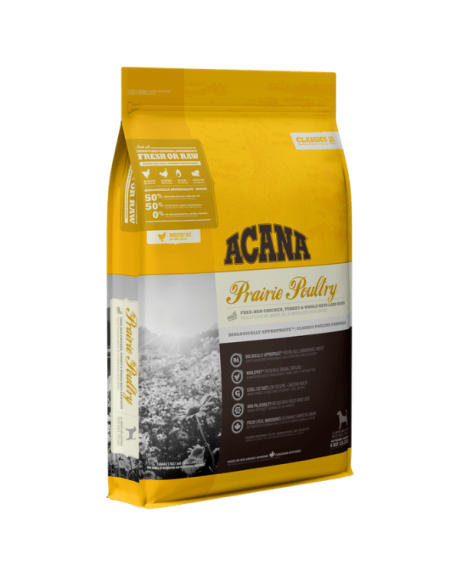Acana prairie poultry frente