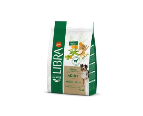 Libra Cão Adult Cordeiro  é uma ração completa com cordeiro formulada especialmente para cães adultos,