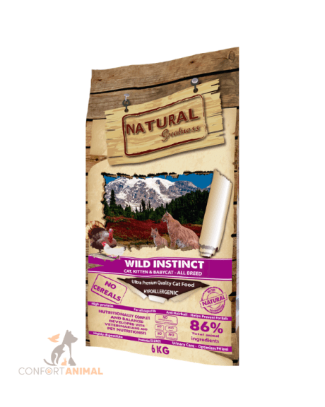 Ração Natural Greatness gato Wild Instinct