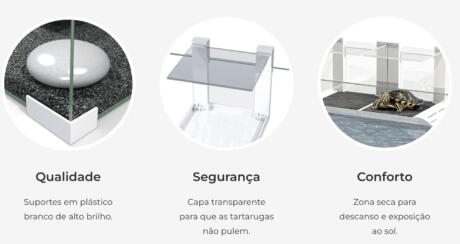 Terrário Tartarium com qualidade, segurança, conforto e filtração nova geração