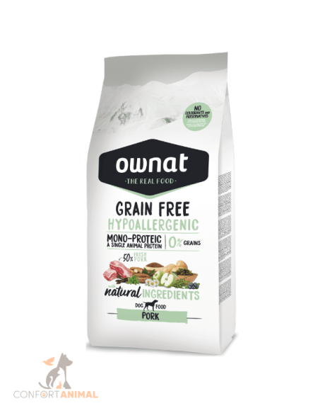 ownat grain Free hypollergenic adult porco