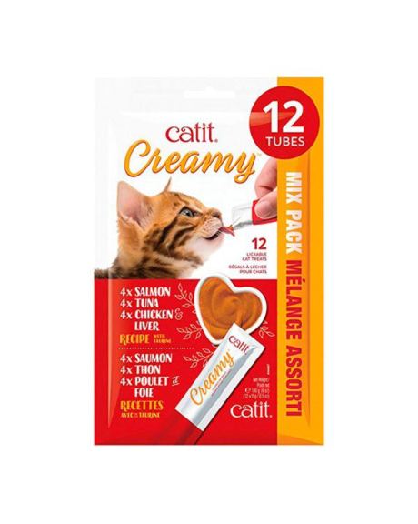 Mix Pack Catit Creamy Snack Líquido 