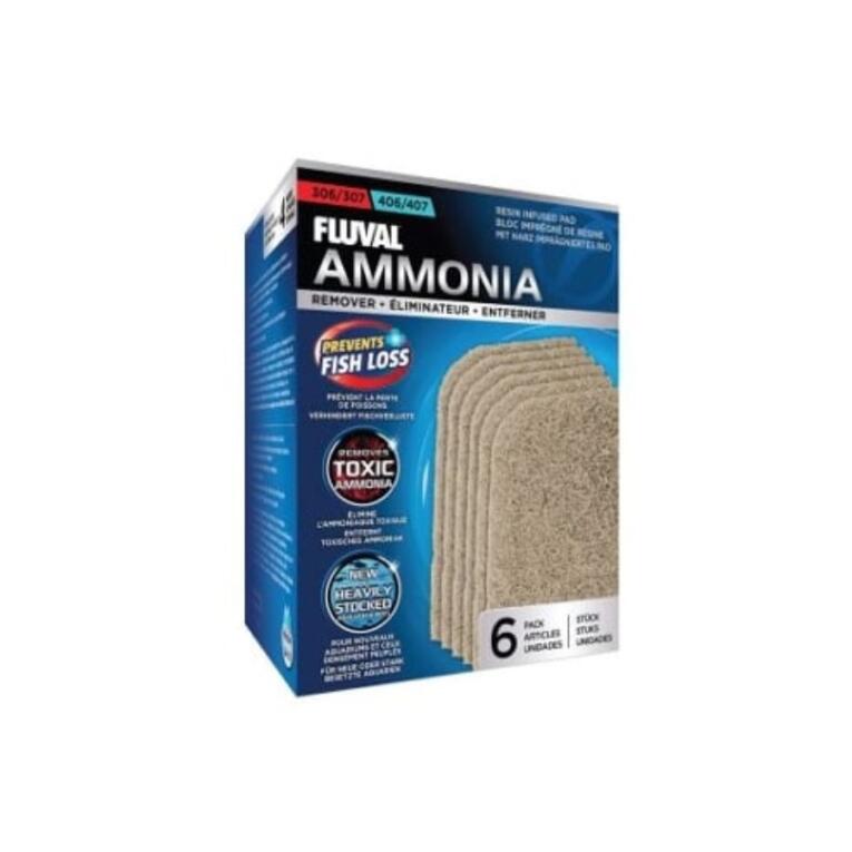 Removedor de Amónia Fluval 07 para filtros Fluval Série 07