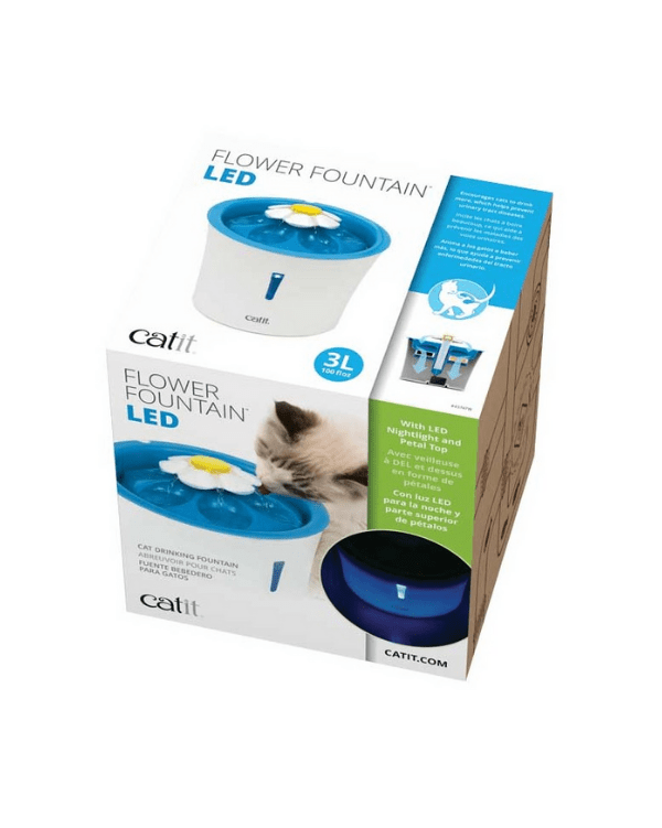 led flower fountain caixa