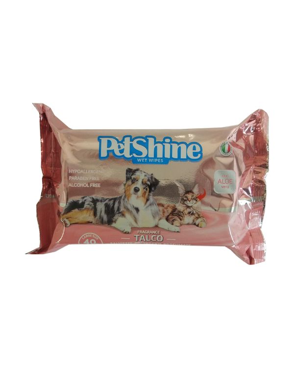 Toalhitas Petshine Talco 40 unid