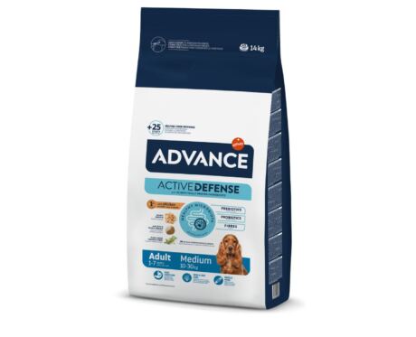 Advance Médio Adulto Frango e Arroz 14 kg