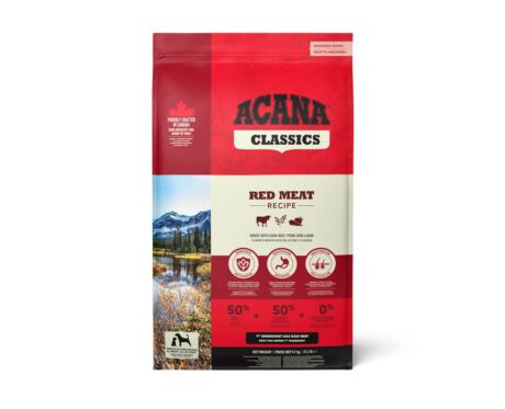 Acana Classic Red é indicado para todas as raças e fases da vida do seu cachorro.  Então cães modernos não são apenas capazes de comer a comida de seus ancestrais, mas precisam deles para se manterem saudáveis.