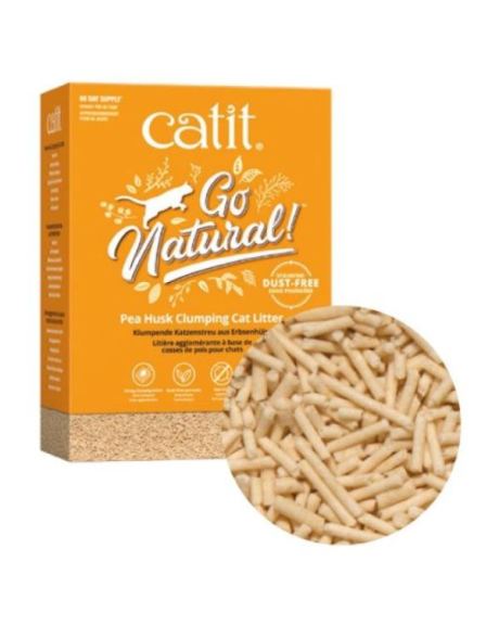 Areia GO NATURAL! Casca de Ervilha Catit baunilha 2