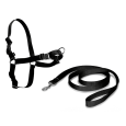 Nayeco Easy Walk Harness Black é um peitoral com trela indicado para cães.