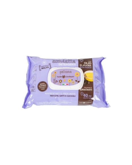 Toalhitas Farm Company Malva com Óleo de Jojoba