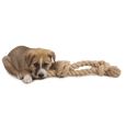 Corda Sisal Treino Farm Company Green é um óptimo brinquedo para cão.