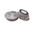 Comedouro/Bebedouro de aço inox Branco