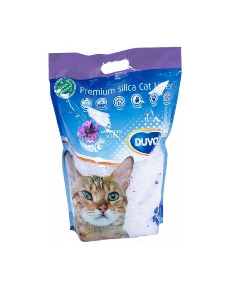 Duvo+ Areia Para Gato Sílica De Lavanda - 5 L