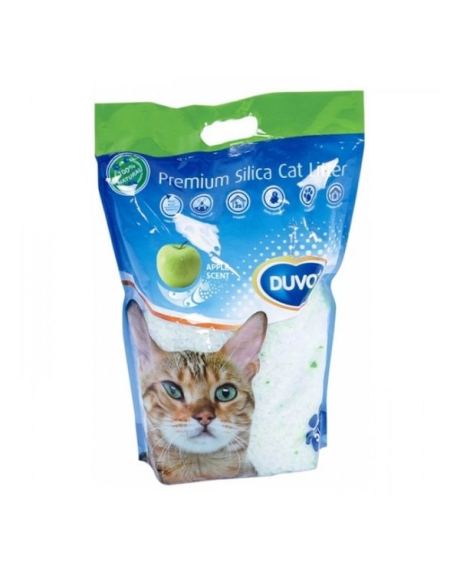 Duvo+ Areia Sílica De Maçã Para Gato - 5 L
