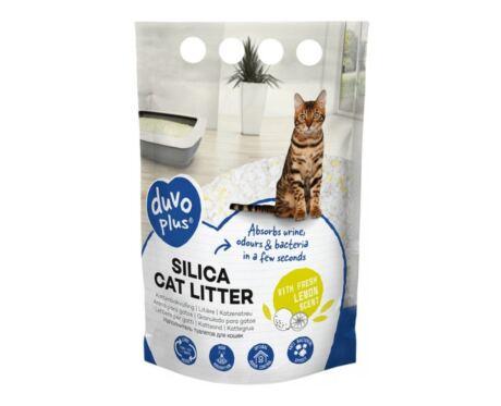 Areia Sílica de Limão para Gato Adulto Duvo Plus