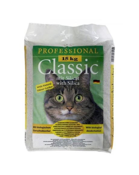 Areia Aglomerante Classic Professional para Gato Sem Cheiro