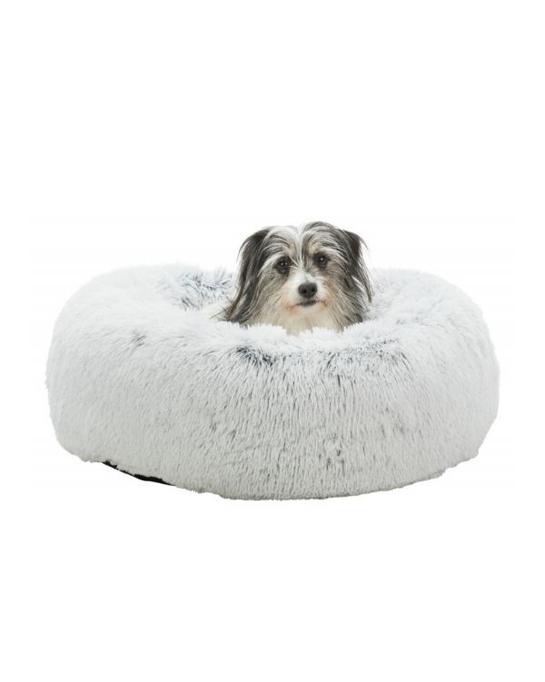 Cama Harvey Redonda Branco Preto 3
