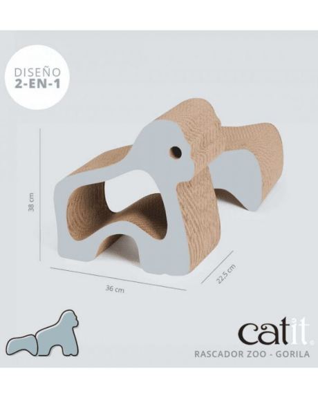 gorila catit zoo medida
