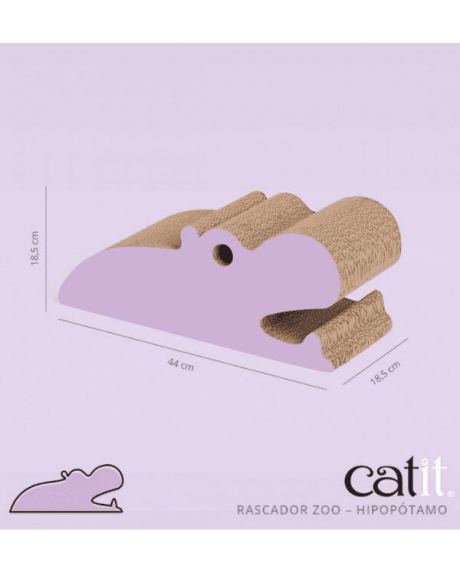 hipopotamo catit zoo medida
