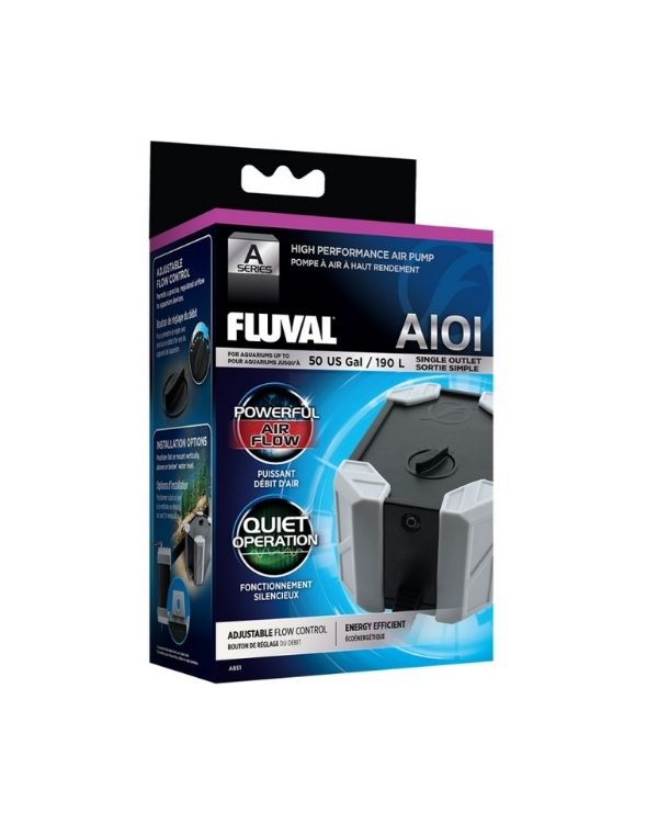 A Bomba de Ar Fluval Série A projetada para melhorar a circulação de água. Mas também os níveis de oxigênio essenciais para peixes, plantas, corais e bactérias benéficos.