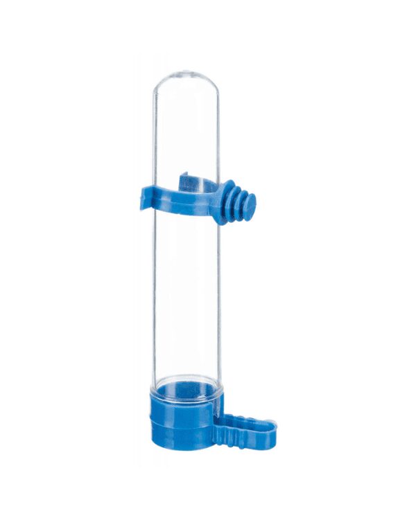 bebedouro para aves azul