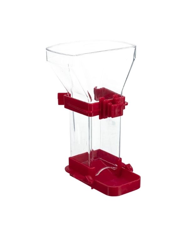 Comedouro Automático com Funil para Aves é prático para o dono principalmente quando tem vários animais.