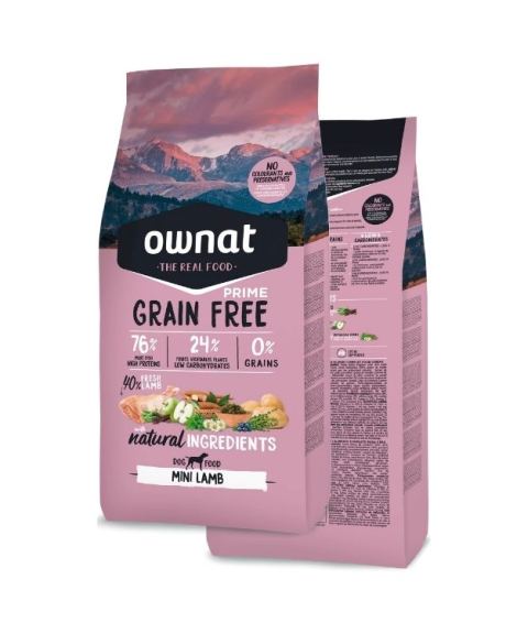 Ownat Grain Free Prime Mini Lamb
