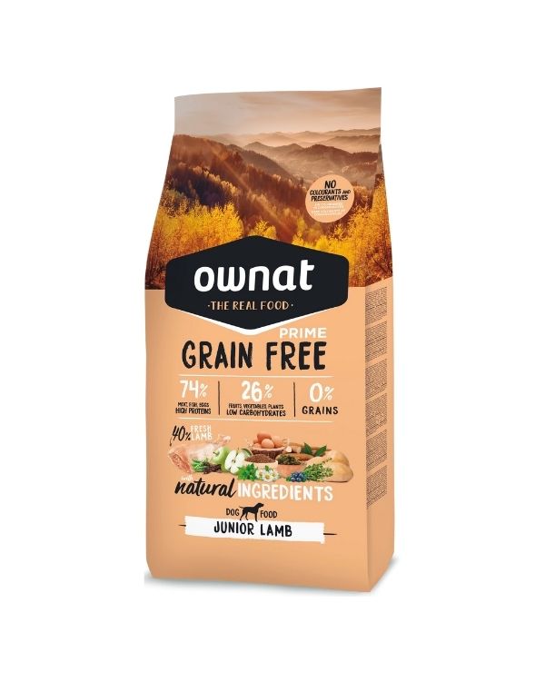 Ownat Grain Free Prime Junior Lamb