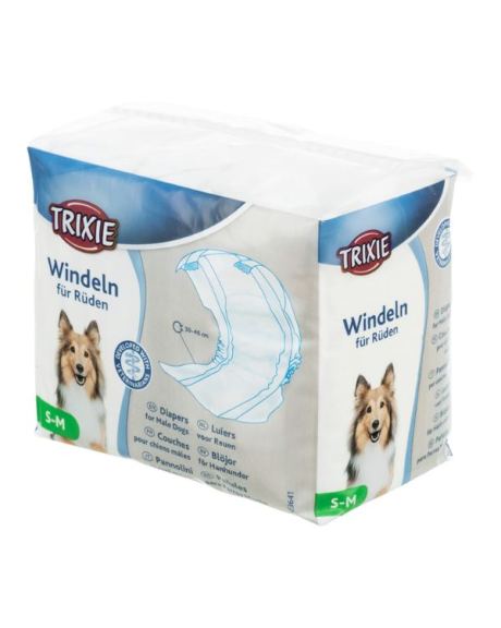 Fraldas Descartáveis para Cão 12und S-M