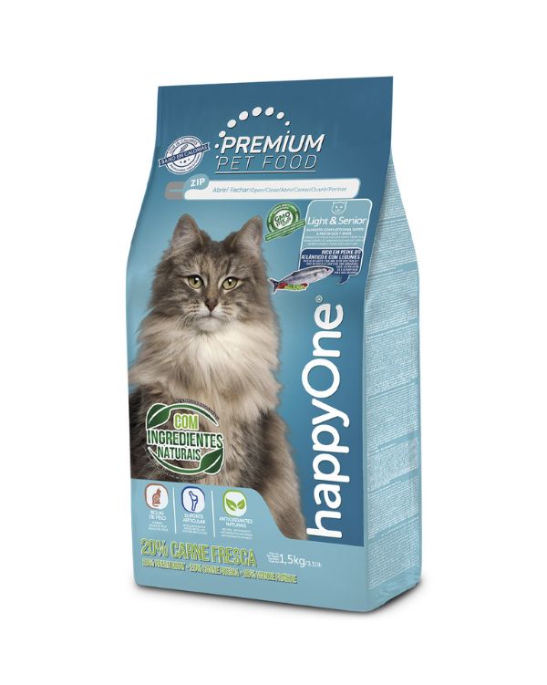 HAPPYONE PREMIUM GATO LIGHT & SÉNIOR