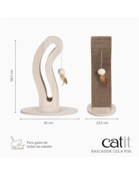 Arranhador Catit Pixi rabo de gato