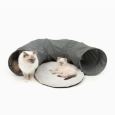 Túnel Catit Vesper com Cama Cinza